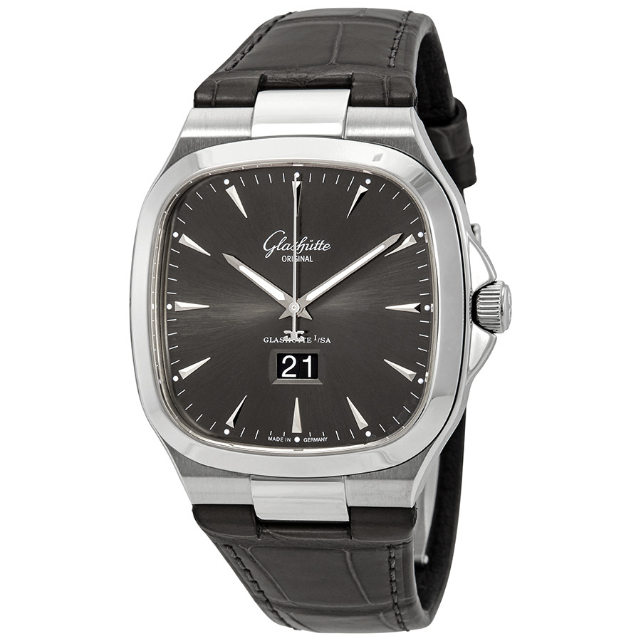 Glashutte Seventies Automatic Grey Dial Men's Watch 39-47-12-12-04