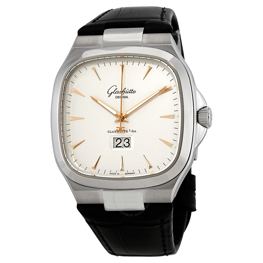 Glashutte Seventies Panorama Automatic Silver Dial Men's Watch 2-39-47-11-12-50