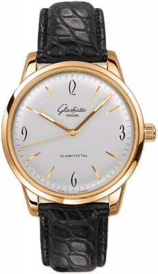Glashutte Sixties Silver Dial Automatic Men's Watch 39-52-01-01-04