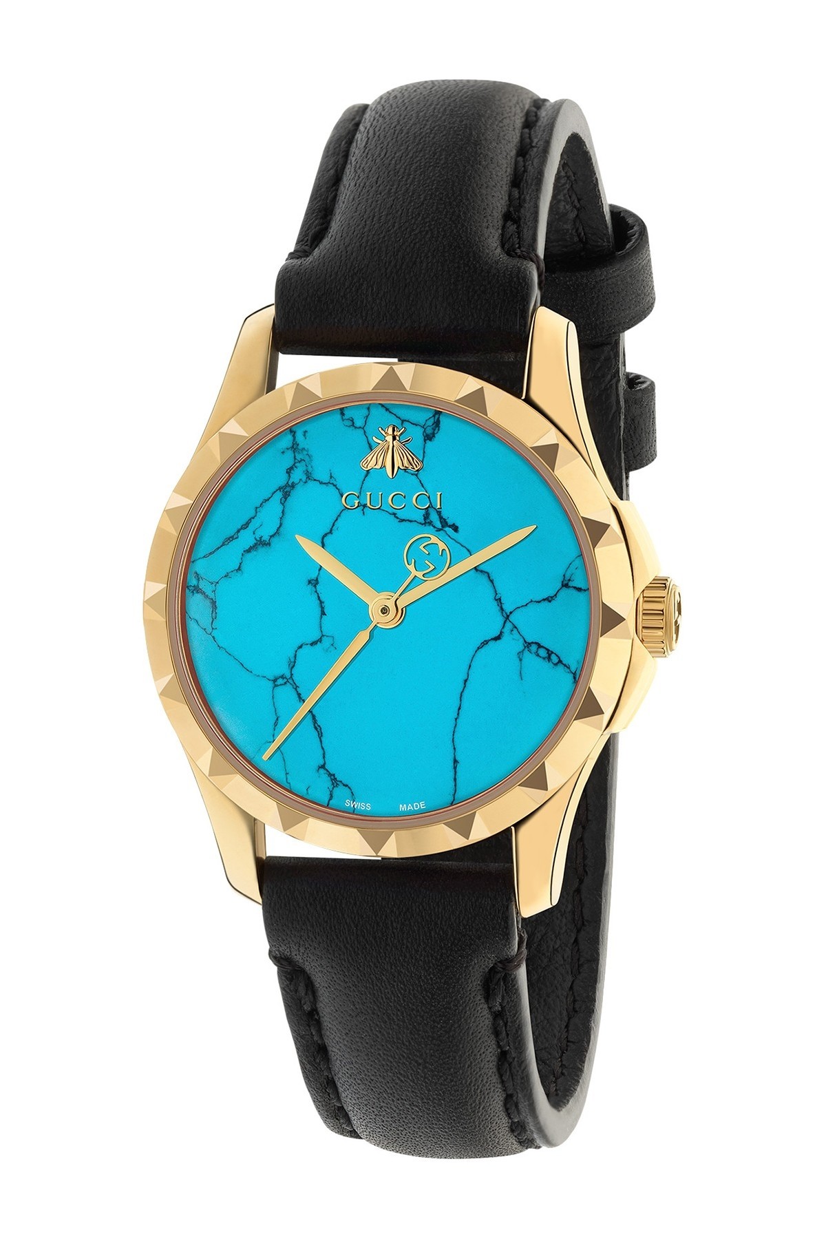 Gucci Gucci G-Timeless Quartz Blue Dial Ladies Watch YA126554 YA126554