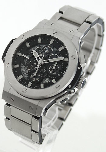 Hublot Big Bang Aero Bang Black Skeleton Dial Steel Men's Watch 311SX1170SX 311.SX.1170.SX