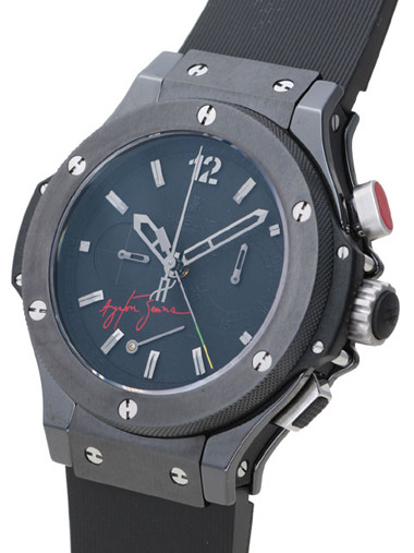 Hublot Big Bang Ayrton Senna Black Dial Ceramic Rubber Men's Watch 309.CM.134.RX.AES07