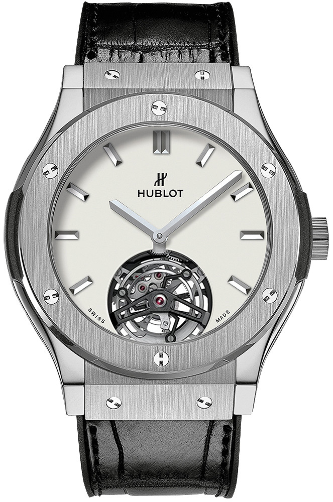 Hublot Classic Fusion Tourbillon 45mm Dial White Automatic Men's Watch 505.NX.2610.LR