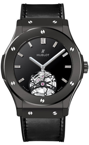 Hublot Classic Fusion Tourbillon Night Out Dial Black Automatic Men's Watch 505.CS.1270.VR