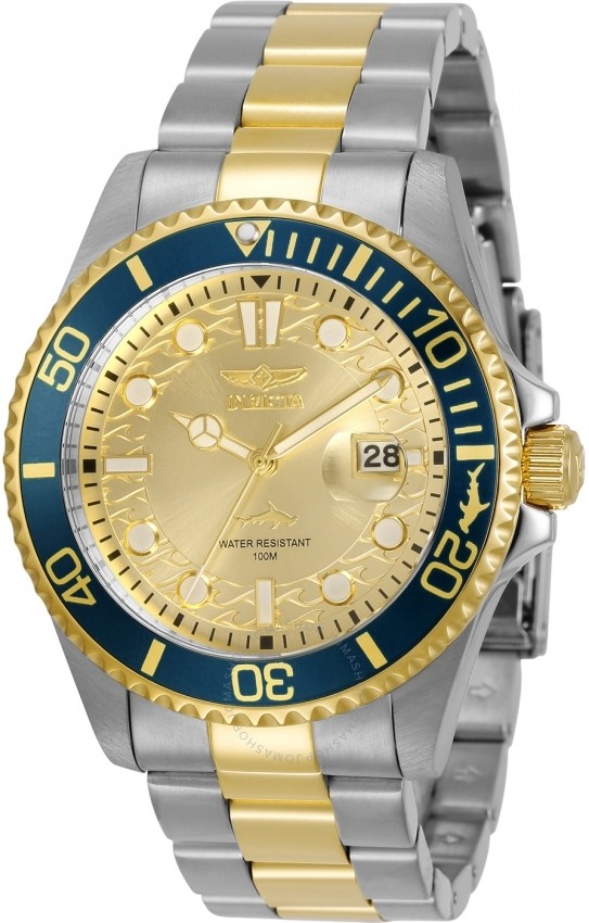 Invicta Pro Diver Quartz Champagne Dial Men's Watch 30022