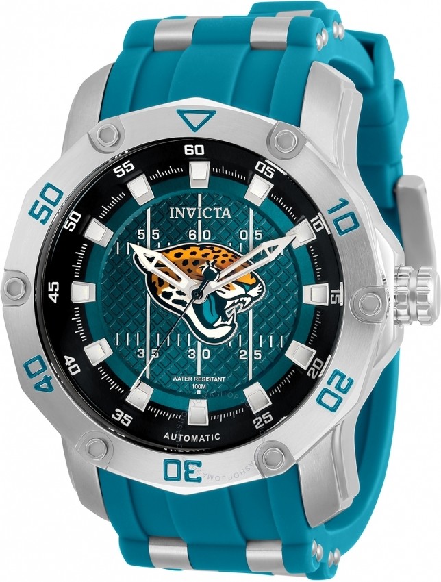 Invicta Invicta NFL Jacksonville Jaguars Automatic Green Dial Men's Watch 32022 32022