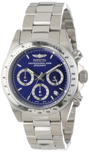 Invicta Speedway Chronograph Blue Dial Stainless Steel Men's Watch 14382