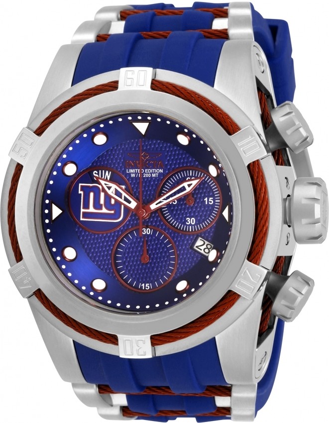 Invicta Invicta NFL New York Giants Chronograph Quartz Blue Dial Men's Watch 30246 30246