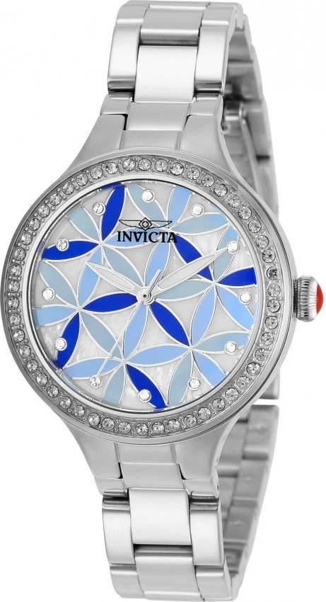 Invicta Invicta Wildflower Quartz Crystal White Dial Ladies Watch 30965 30965