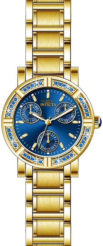 Invicta Angel Crystal Blue Dial Ladies Watch 29116