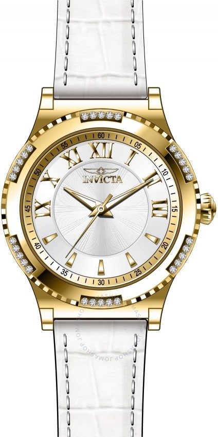 Invicta Angel Crystal Silver Dial Ladies Watch 28604