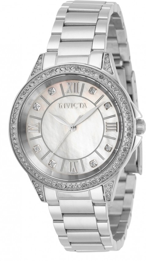 Invicta Invicta Angel Quartz Crystal White Dial Ladies Watch 30928 30928