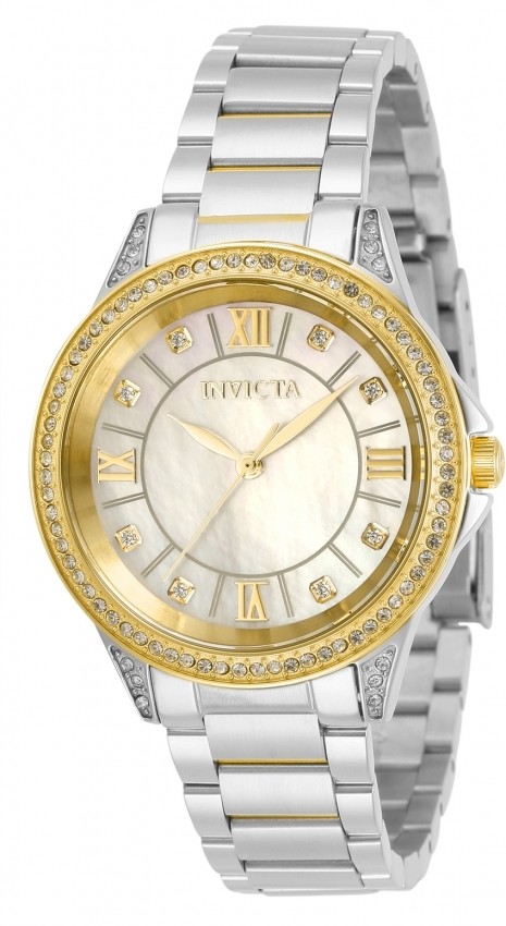 Invicta Invicta Angel Quartz Crystal White Dial Ladies Watch 30931 30931