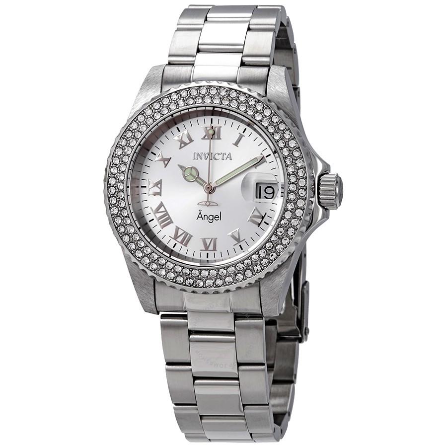 Invicta Angel Silver Dial Stainless Steel Ladies Watch 20213