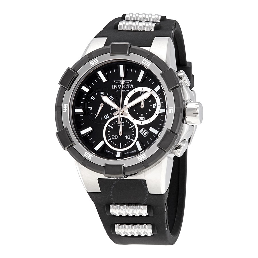 Invicta Aviator Chronograph Quartz Black Dial Men's Watch 25860