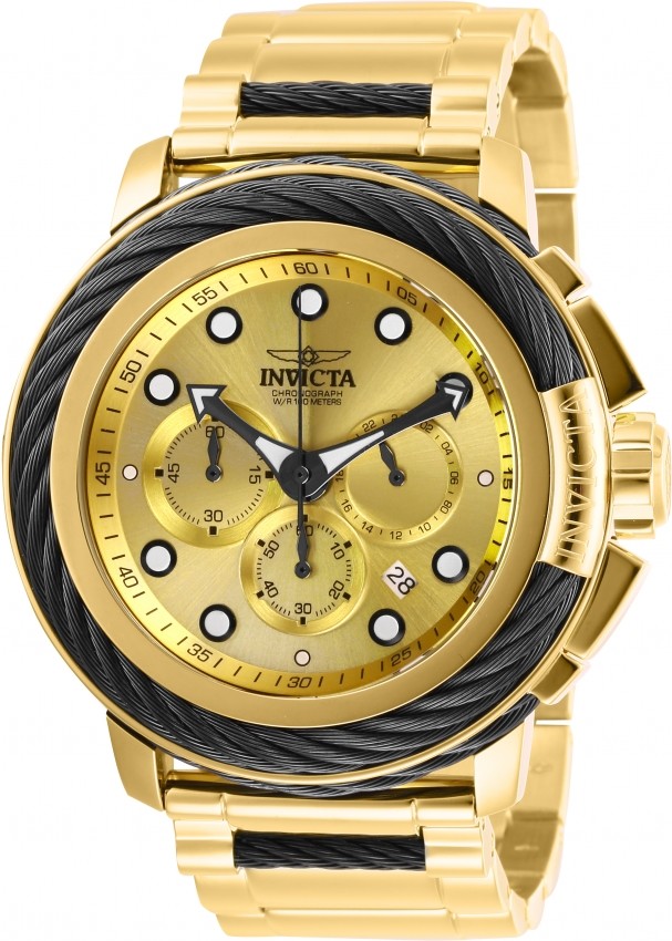 Invicta Bolt Chronograph Gold Dial Men's Watch 27494