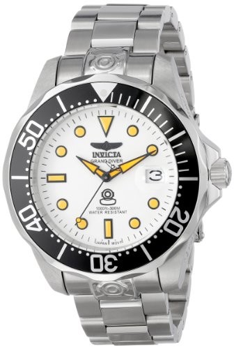 Invicta Pro Diver Automatic White Dial Stainless Steel Men's Watch 10640