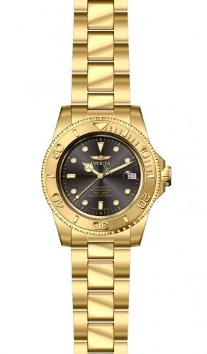 Invicta Pro Diver Black Dial Gold Ion-plated Men's Watch 15848