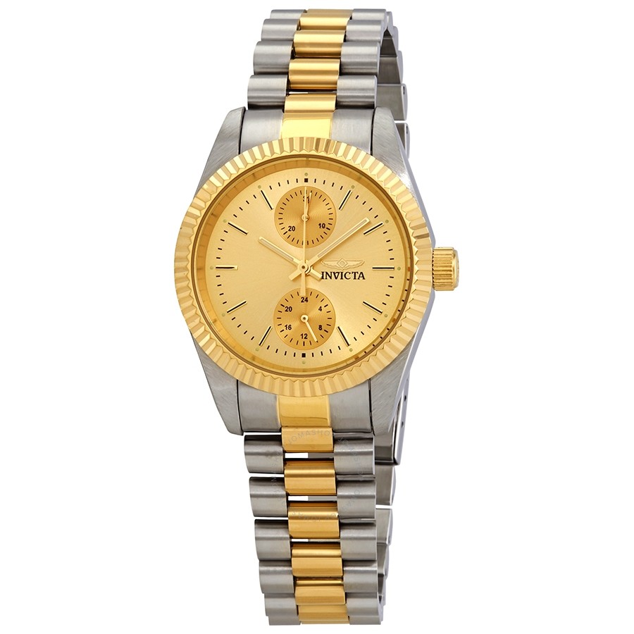 Invicta Specialty Gold Dial Ladies Watch 29443