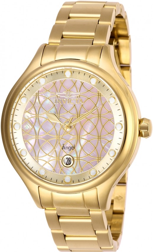 Invicta Angel Pink Mother of Pearl Dial Ladies Watch 27765