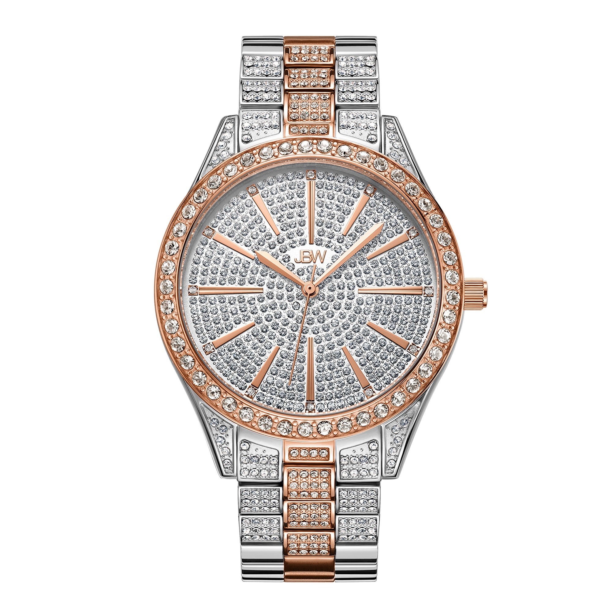 JBW Women's Cristal 0.12 ctw Diamond Stainless Steel Watch J6346E