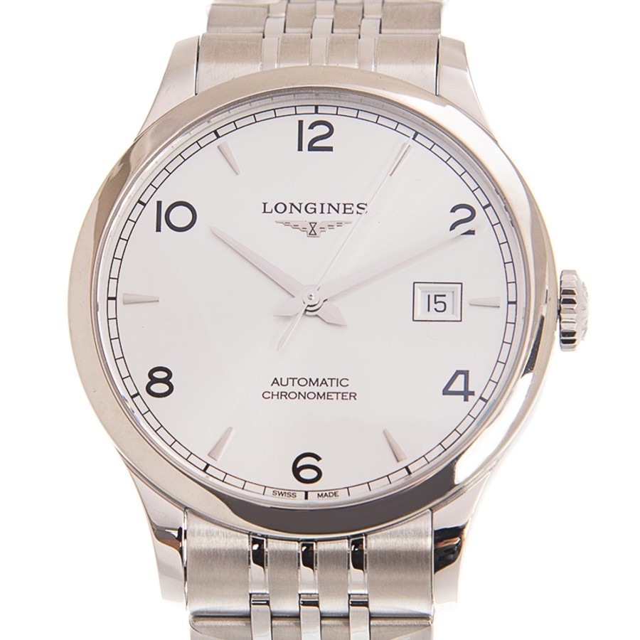 Longines Record Automatic Silver Dial Unisex Watch L2.821.4.76.6