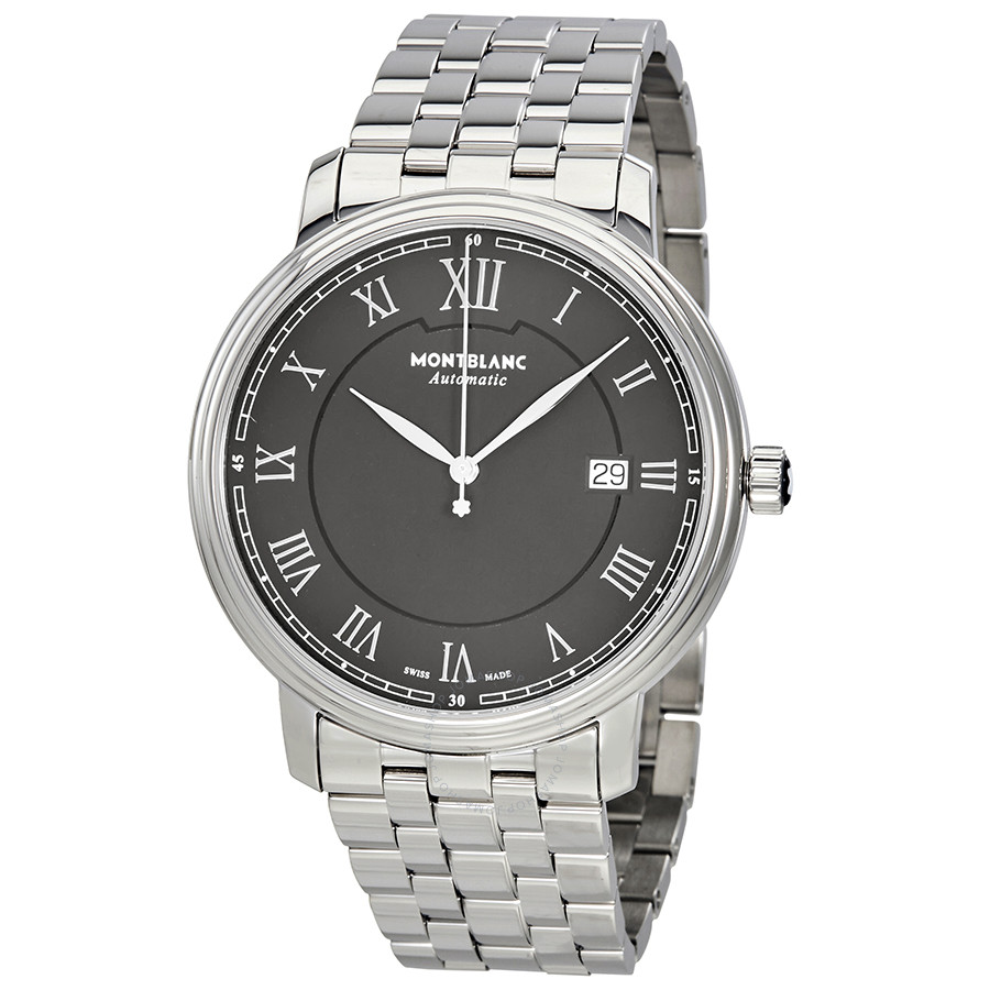 Montblanc Tradition Automatic Black Dial Men's Watch 116483