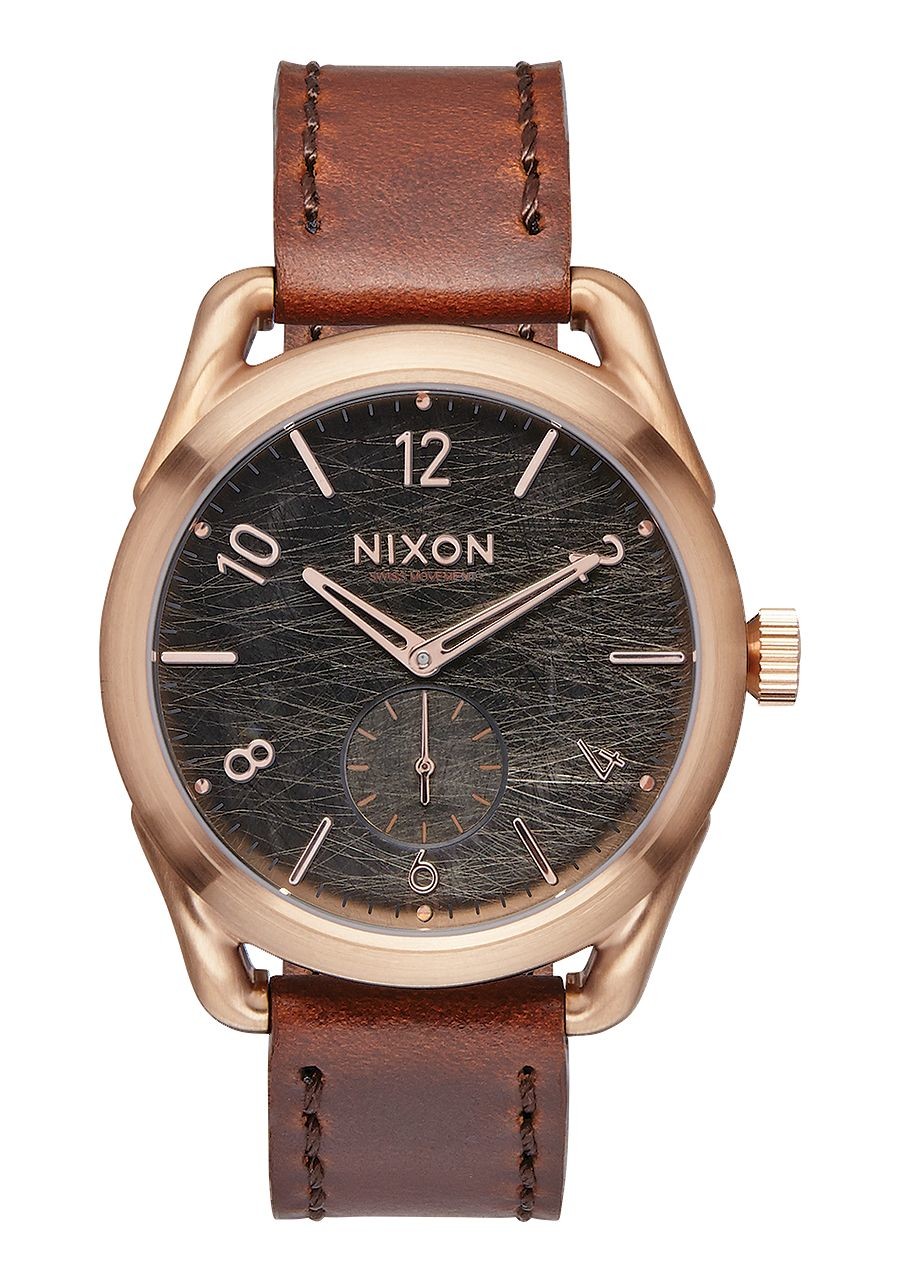 Nixon C39 Leather Black Dial Men's Watch A4591890
