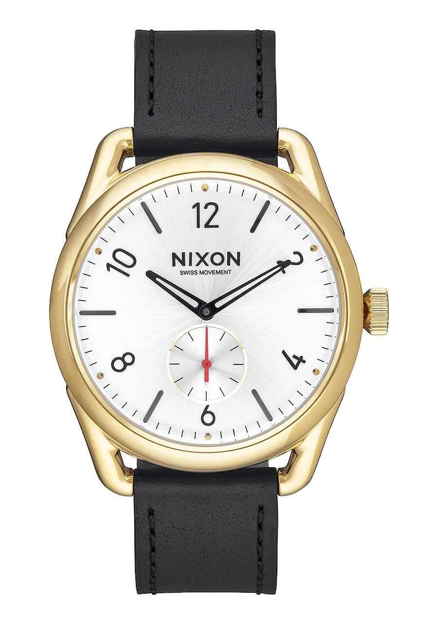 Nixon C39 Leather White Dial Men's Watch A4592226