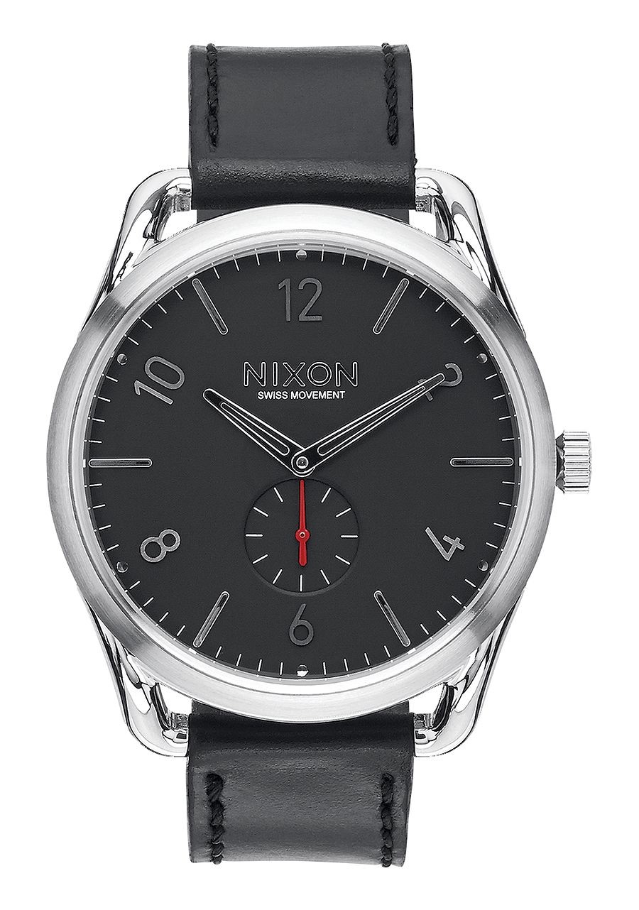 Nixon C45 Leather Black Dial Men's Watch A465008