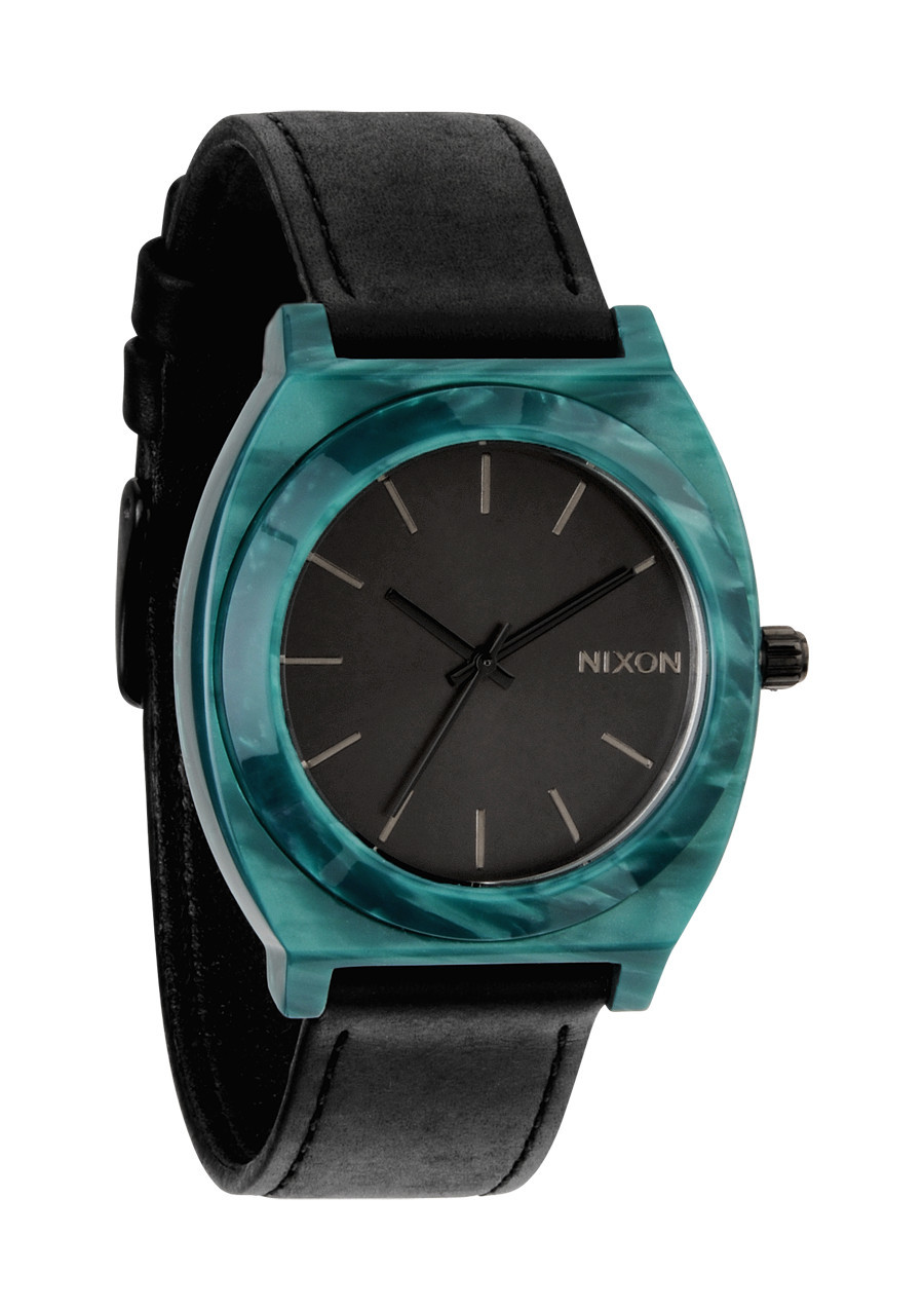 Nixon Time Teller Acetate Leather Ladies Watch A328-054