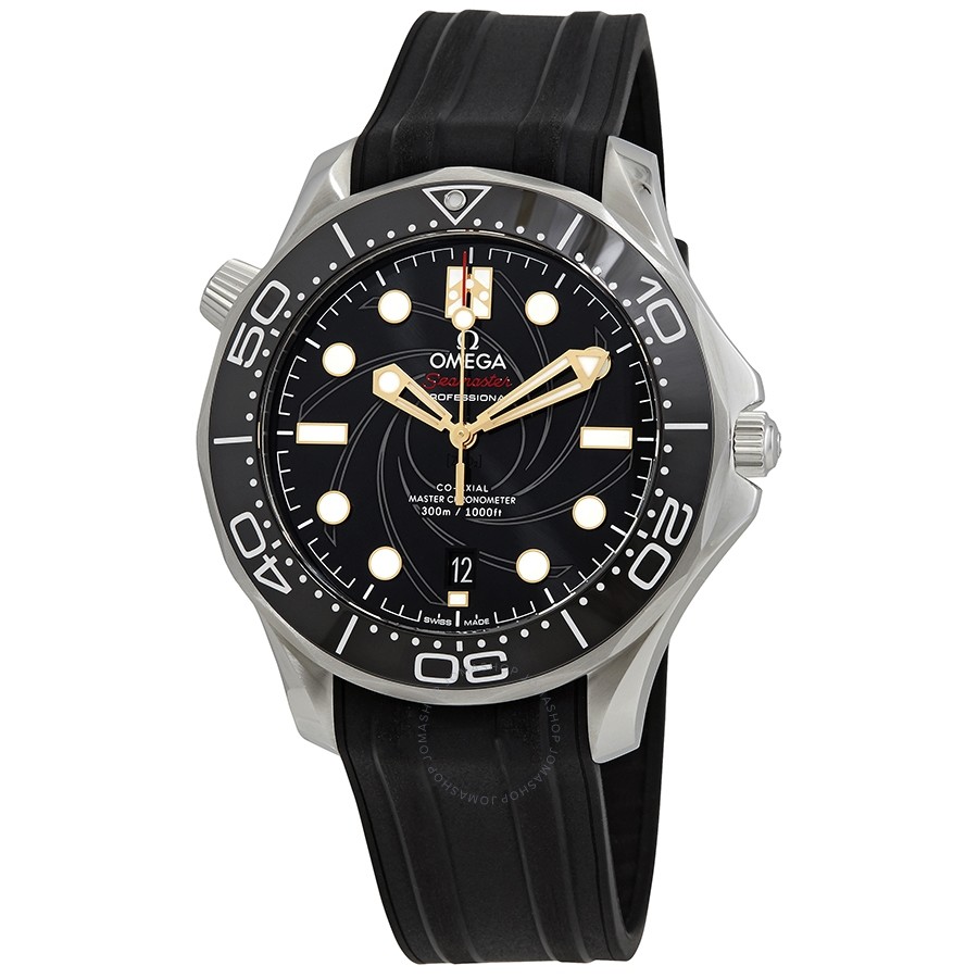 Omega Seamaster "James Bond" Automatic Black Dial Men's Watch 210.22.42.20.01.004