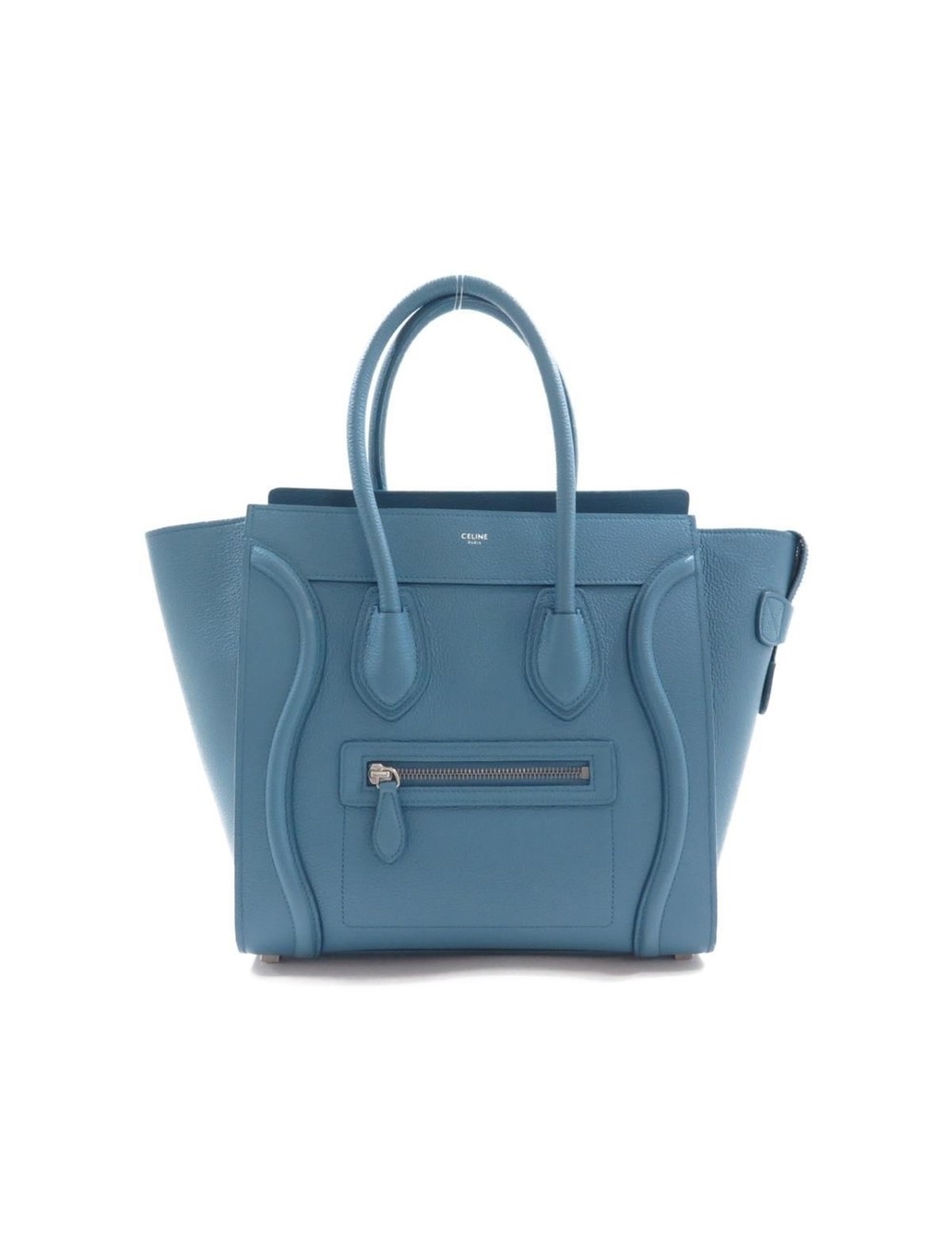 Celine Micro Luggage Slate Blue Handbags 189793DRU.07SU
