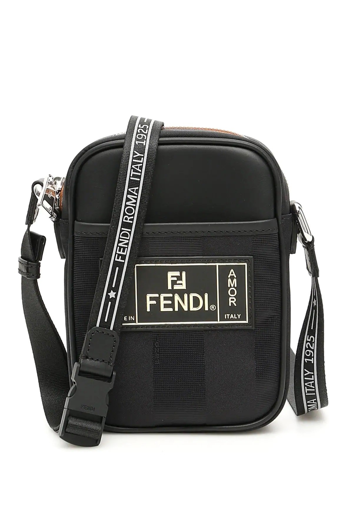 Fendi Men's Bequin Stripes Small Crossbody 7VA456-A6FY-F0GXN