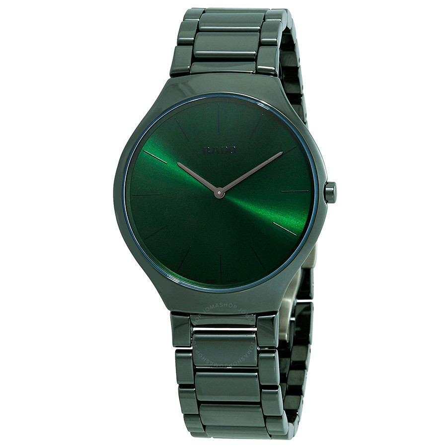 Rado True Thinline Green Dial Men's Watch R27264312