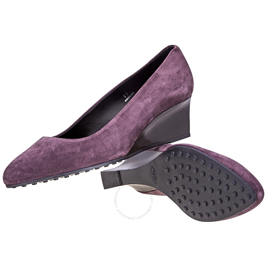 Tod's Womens Wedge in Parma Violet XXW0VR0R530LCAL219