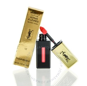 Ysl Ysl / Rouge Pur Couture Vernis A Levres Glossy Stain (12) Corail Acrylic 0.2 oz YSLRPGLG12-A