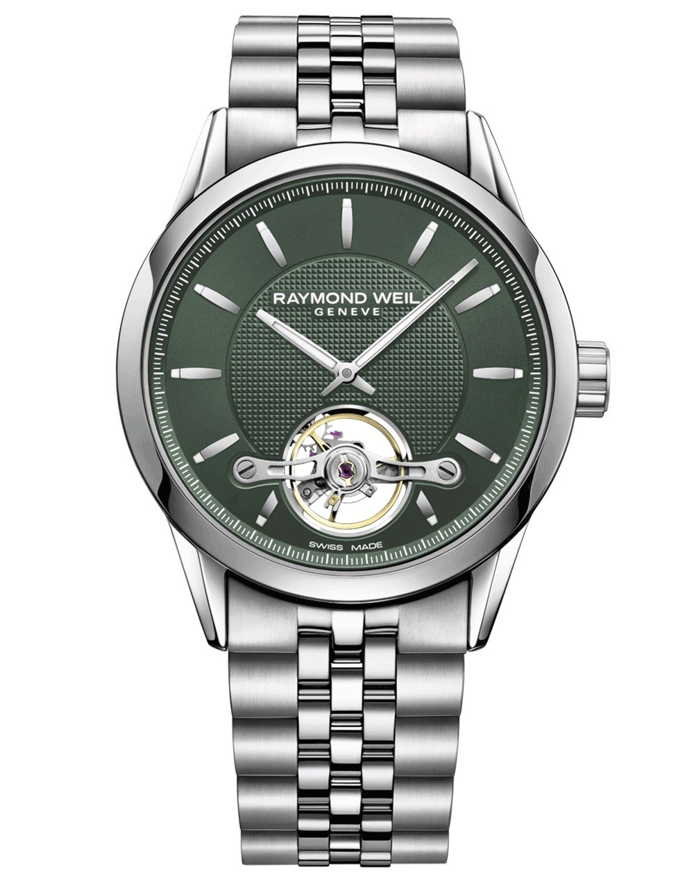 Raymond Weil Freelancer Automatic Green Dial Men's Watch 2780-ST-52001