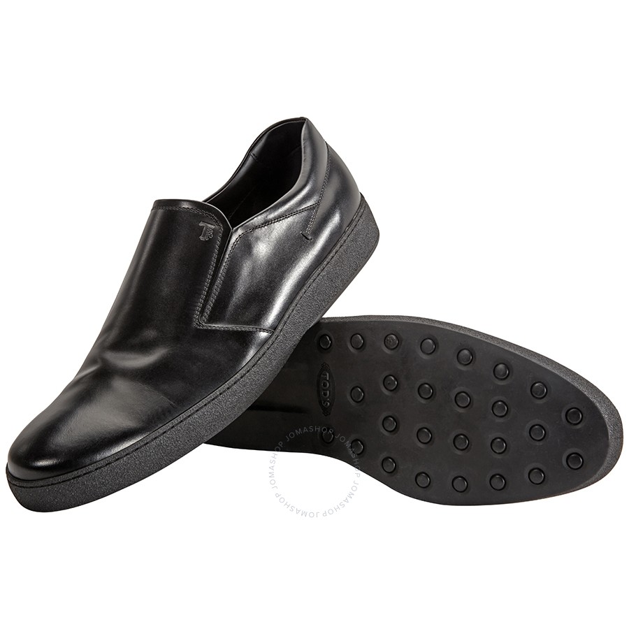 Tod's Men's Slip-on Shoes Leather in Black XXM22A0S540BRXB999