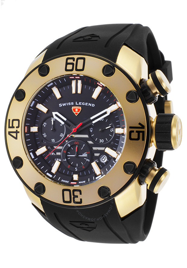 Swiss Legend Lionpulse Chronograph Men's Watch 10616SM-YG-01-BB SL-10616SM-YG-01-BB