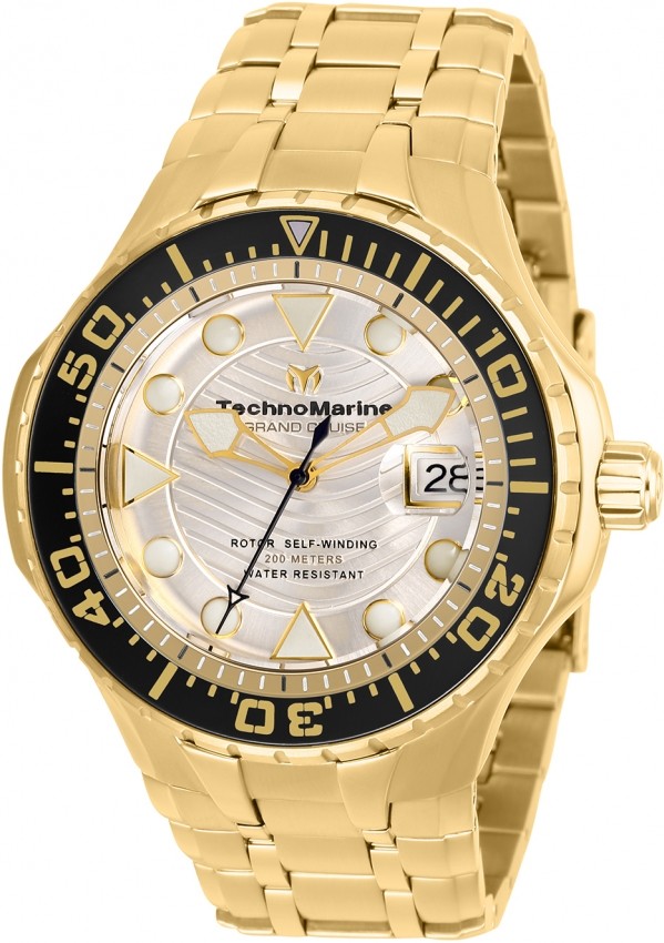 Technomarine Technomarine Grand Cruise Automatic Gold Dial Men's Watch TM-118077 TM-118077