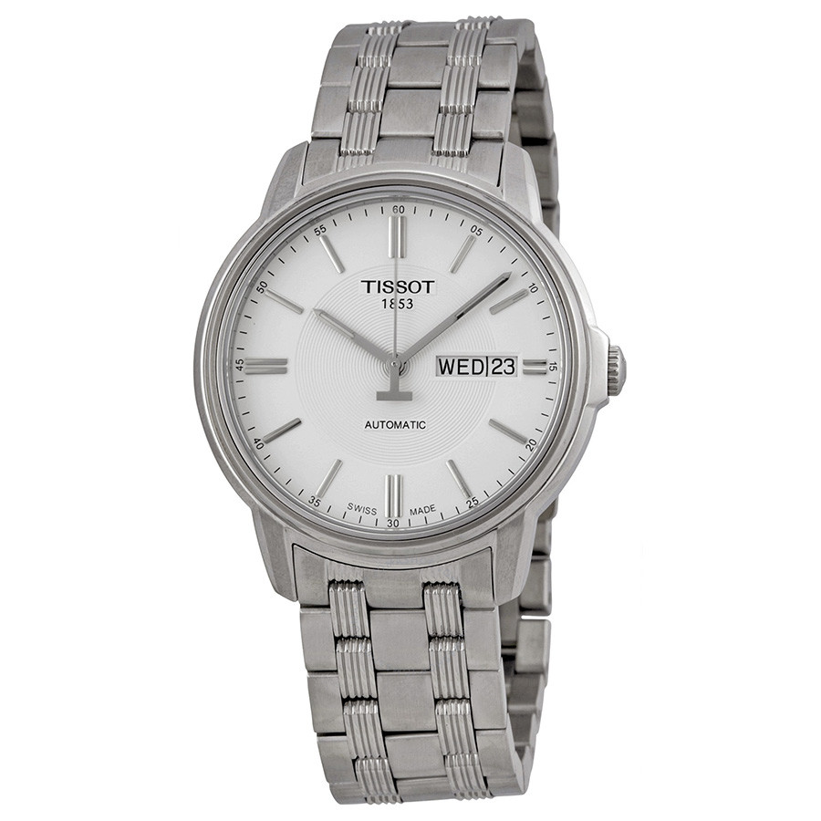 Tissot Automatic III White Dial Men's Watch T0654301103100 T065.430.11.031.00