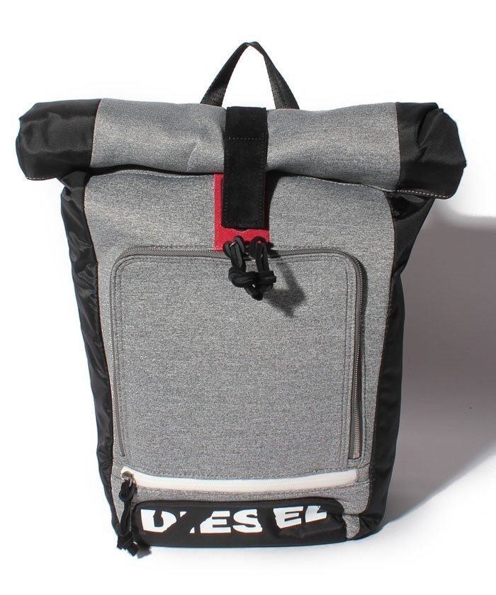 Diesel Men's Scuba Rolltop Backpack in Gray X05192-P1529