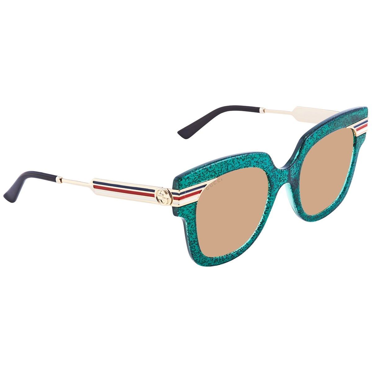 Gucci Green Square Sunglasses GG0281S 006 50