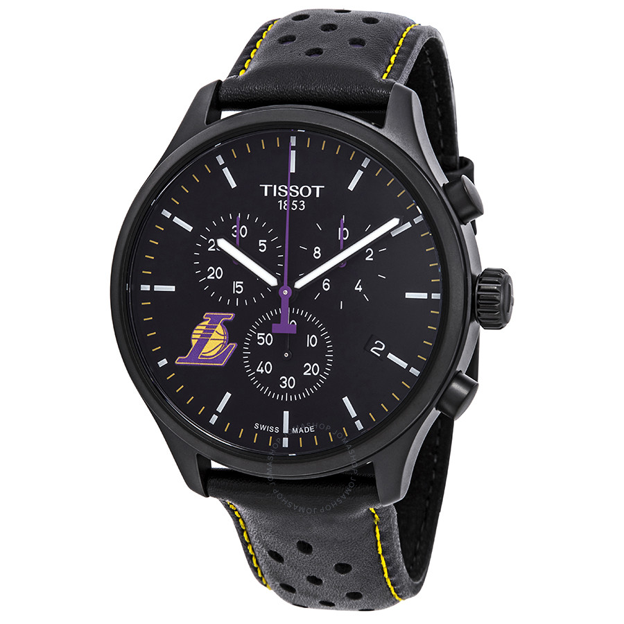 Tissot NBA Teams Special Los Angeles Lakers Chronograph Black Dial Men's Watch T116.617.36.051.03