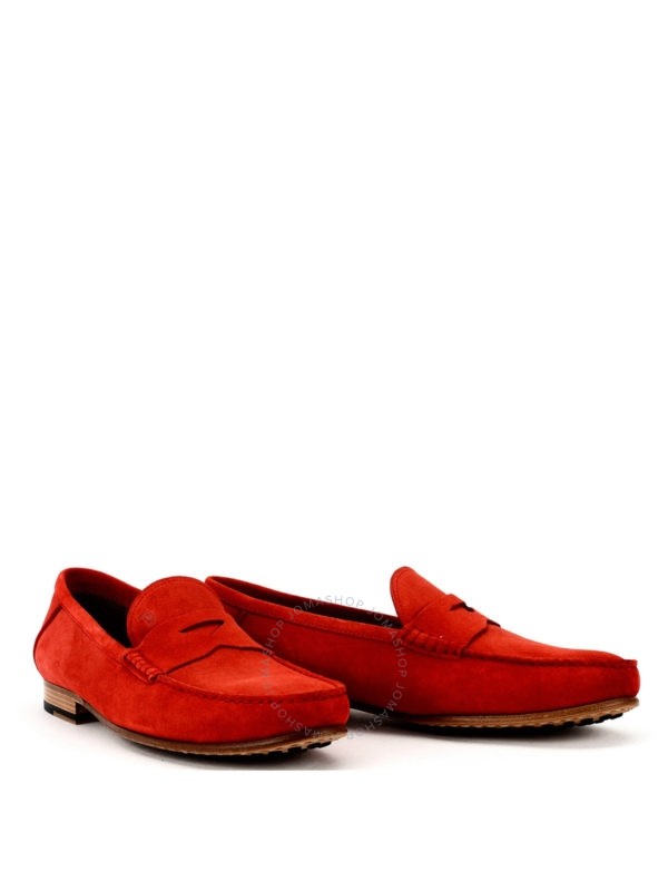 Tod's Men's  Leather Loafers in Light Paprika XXM11A00010RE0G833