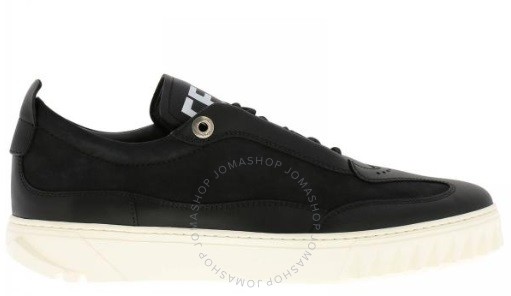 Salvatore Ferragamo Black leather low top Ferragamo sneakers 02B400 709255