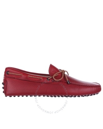 Tod's Men's Red Gommino Driving Shoes XXM0GW05473NLK9997