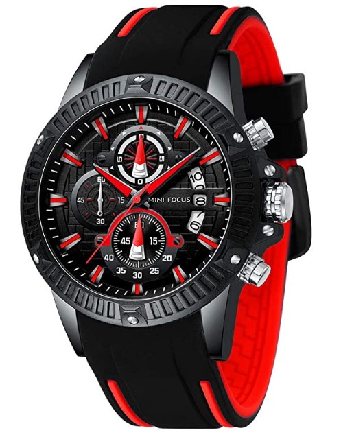 Men's Watches, MINI FOCUS Waterproof Sports Watches for Men, Men's Wrist Watches Relojes De Hombre