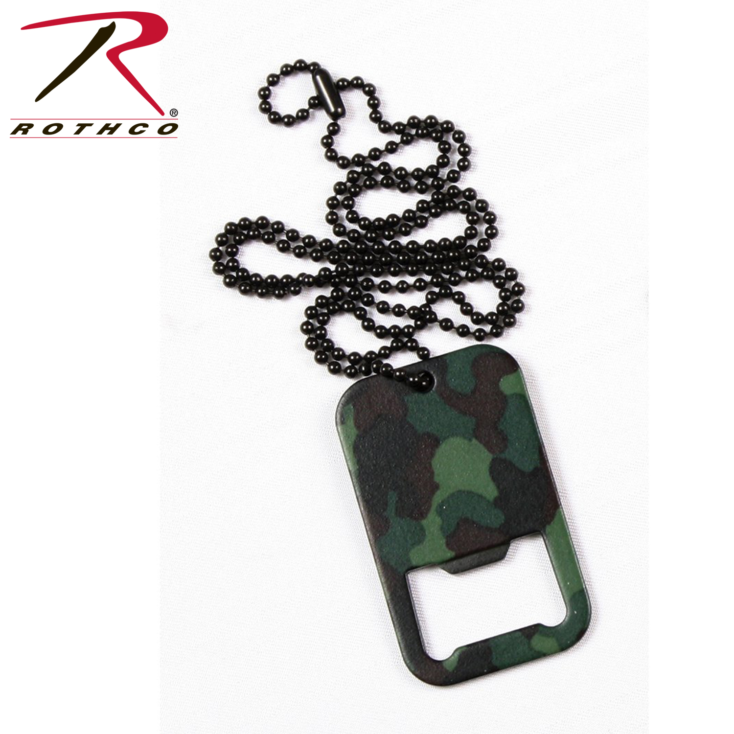 Thẻ bài Rothco Dog Tag Bottle Opener With Chain